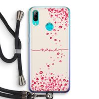 Hartjes en kusjes: Huawei P Smart (2019) Transparant Hoesje met koord