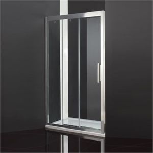 Schuifdeur Driedelig BWS Linea 90x200 cm Chroom