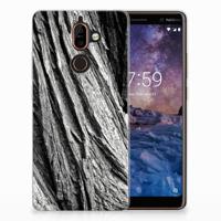 Bumper Hoesje Nokia 7 Plus Boomschors Grijs Bumper Hoesje Nokia 7 Plus Boomschors Grijs