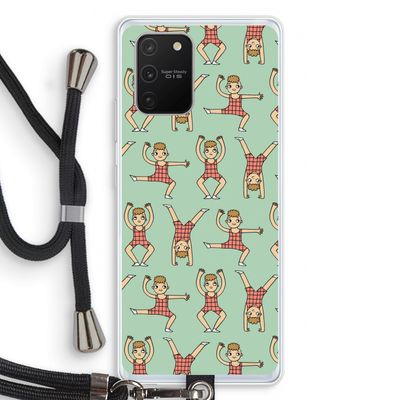 Gymboys: Samsung Galaxy S10 Lite Transparant Hoesje met koord