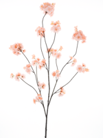 Prunus Malaga spray lt peach 126 cm kunstbloem - Nova nature