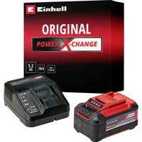 Einhell 4512147 PXC-Starter-Kit Accu en acculader voor gereedschap 18 V 5.2 Ah Li-ion