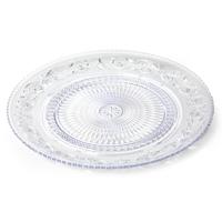 Onbreekbare Dinerborden - kunststof - kristal stijl - transparant - D25 cm