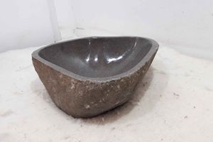 Rivierstenen waskom RM06540, 41*40*15 cm