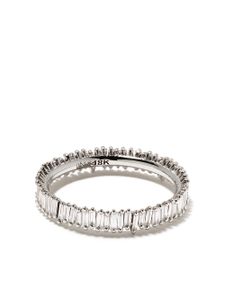 Suzanne Kalan bague Classic Fireworks en or blanc 18ct ornée de diamants - Argent