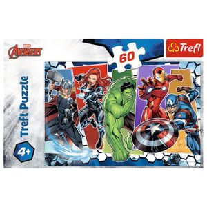 Trefl The Avengers Invincible Legpuzzel 60 stuk(s) Stripfiguren