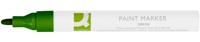 Q-CONNECT paint marker, op oliebasis, ronde punt, groen