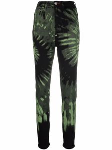 Philipp Plein jean skinny à imprimé tie-dye - Vert