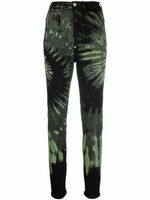 Philipp Plein jean skinny à imprimé tie-dye - Vert - thumbnail