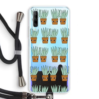 Sansevieria: Huawei P Smart Pro Transparant Hoesje met koord