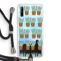 Sansevieria: Huawei P Smart Pro Transparant Hoesje met koord