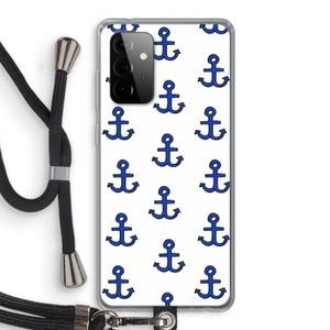 Ankers: Samsung Galaxy A72 5G Transparant Hoesje met koord