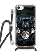 Sinister Wings: iPhone 7 Transparant Hoesje met koord