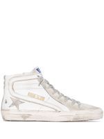 Golden Goose baskets montantes Slide - Blanc