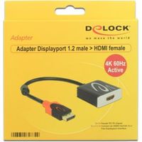 Delock 62734 Adapter DisplayPort 1.2 male > HDMI female 4K 60 Hz Actief - thumbnail