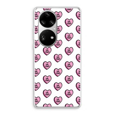GIRL POWER: Huawei P50 Pro Transparant Hoesje