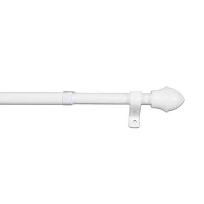 Caferod 160-305 cm - wit - 1130053 - Leen Bakker