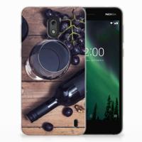 Nokia 2 | Siliconen Case | Wijn