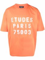 Etudes t-shirt Spirit Stencil en coton biologique - Orange - thumbnail