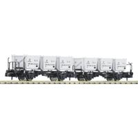 Fleischmann 6660106 N dubbele containerwagen BTS 50 van de DB