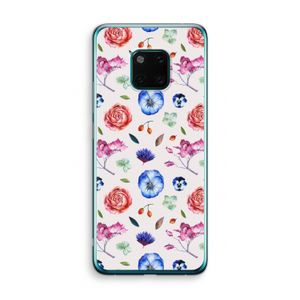 Bloemetjes: Huawei Mate 20 Pro Transparant Hoesje