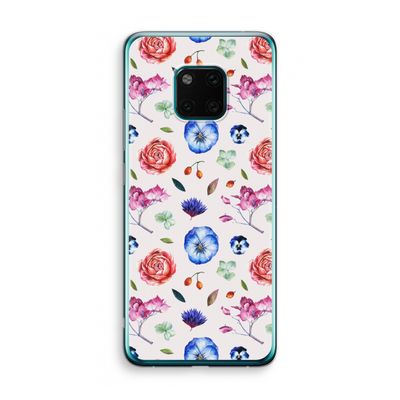 Bloemetjes: Huawei Mate 20 Pro Transparant Hoesje