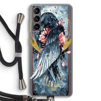 Golden Raven: Samsung Galaxy S21 Transparant Hoesje met koord Golden Raven: Samsung Galaxy S21 Transparant Hoesje met koord