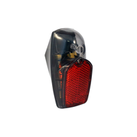 Union led achterlicht. spatwaterdicht, rvs, smoke glas. incl batterijen (werkplaatsverpakking).