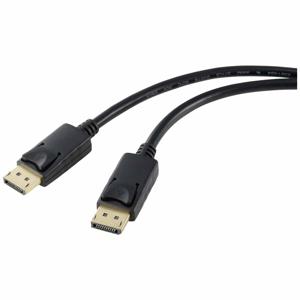 Renkforce RF-5245270 DisplayPort-kabel DisplayPort Aansluitkabel DisplayPort-stekker, DisplayPort-stekker 5.00 m Zwart 4K UHD