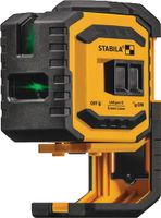 Stabila LAX 300G Kruislijnlaser Groen | 30 m | ± 0,3 mm/m | 1 stuk - 19033 - 19033