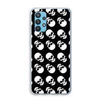 Musketon Skulls: Samsung Galaxy A32 4G Transparant Hoesje