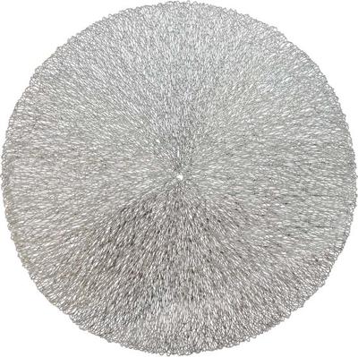 Placemat Ciara 38cm diameter silver - Unique living