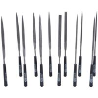 KS Tools 140.3050 Set naaldvijlen met kunststof heft, 12-delig Lengte 90 mm 1 stuk(s)