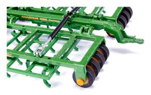 Siku Amazone Centaur speelgoed grondbewerkingsmachine voor tractoren 1:32 metaal/kunststof groen draaibare pakkerrollen inklapbaar frame trouw aan de originele lak