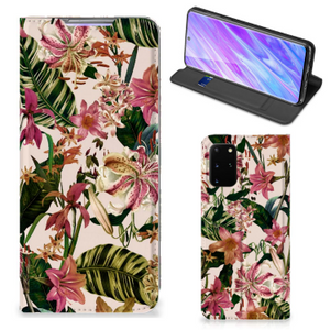 Samsung Galaxy S20 Plus Smart Cover Flowers