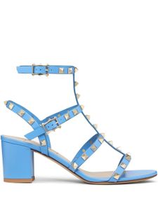 Valentino Garavani sandales Rockstud 60 mm à talon épais - Bleu