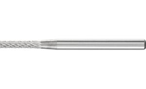 PFERD 21201143 Freesstift Cilinder Lengte 40 mm Afmeting, Ø 2 mm Werklengte 10 mm Schachtdiameter 3 mm