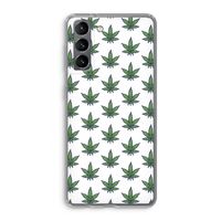 Weed: Samsung Galaxy S21 Transparant Hoesje