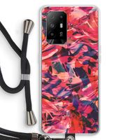 California: Oppo A94 5G Transparant Hoesje met koord