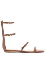 Gianvito Rossi sandales Downtown en cuir - Marron