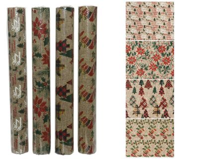 Decostof pes l200b35h0.05 cm a4 II kerst - Decoris