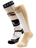 Poederbaas Skisokken Dames 2-pack Warm Sand-35/38