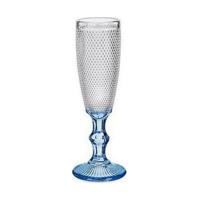 Champagneglas Punten Blauw Transparant Glas 6 Stuks (180 ml) - thumbnail
