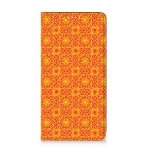 Samsung Galaxy S20 FE Hoesje met Magneet Batik Oranje