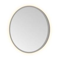 Spiegel Hotbath &MORE 40x40 cm LED-Verlichting Rond Geborsteld Gunmetal