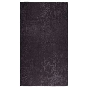 VidaXL Vloerkleed wasbaar anti-slip 190x300 cm antracietkleurig
