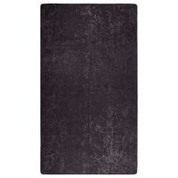 VidaXL Vloerkleed wasbaar anti-slip 190x300 cm antracietkleurig