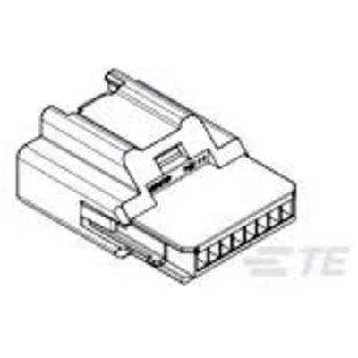 TE Connectivity 9-1419166-0 Male header, inbouw (standaard) Inhoud: 1 stuk(s) Package