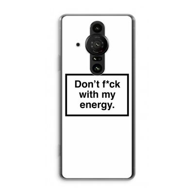 My energy: Sony Xperia Pro-I Transparant Hoesje