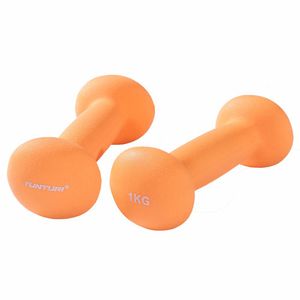 Tunturi 14TUSCL374 dumbbell Dumbbell met vast gewicht 1 kg 2 stuk(s)